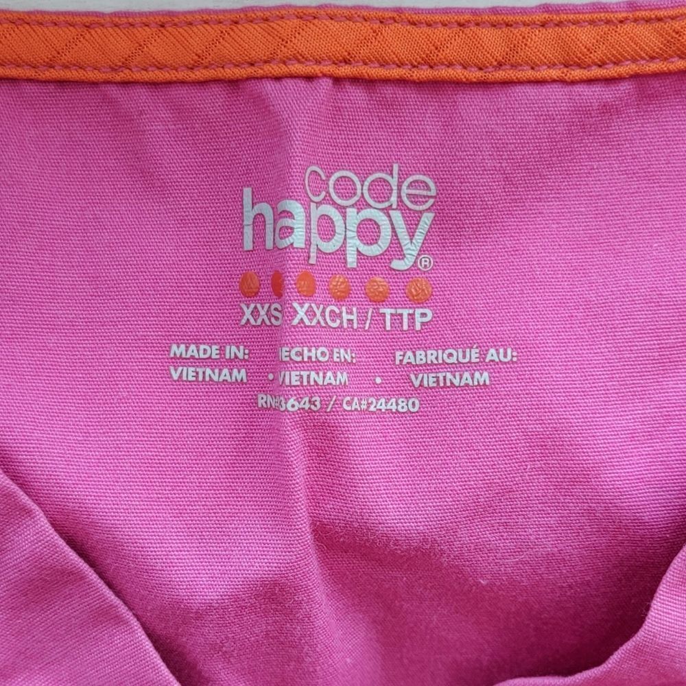 Code Happy Scrub Top - Picture 3 of 3